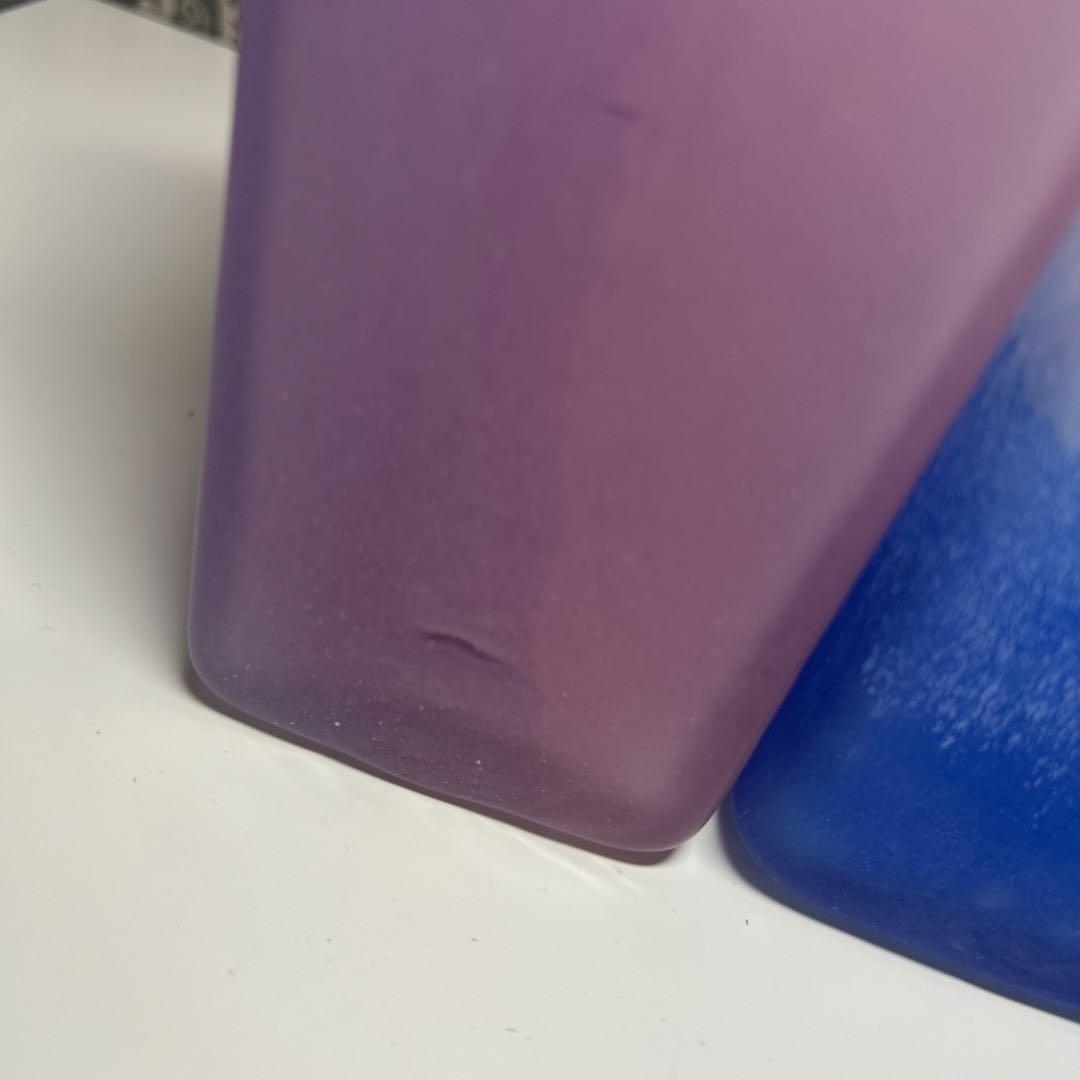 北一硝子 花瓶 角型 4点セット ＊花器 四角