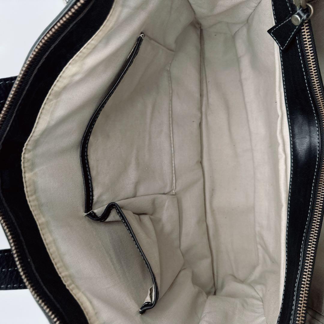 【ソメス】2WAY ビジネスバッグ ショルダーバッグ レザー ブラック