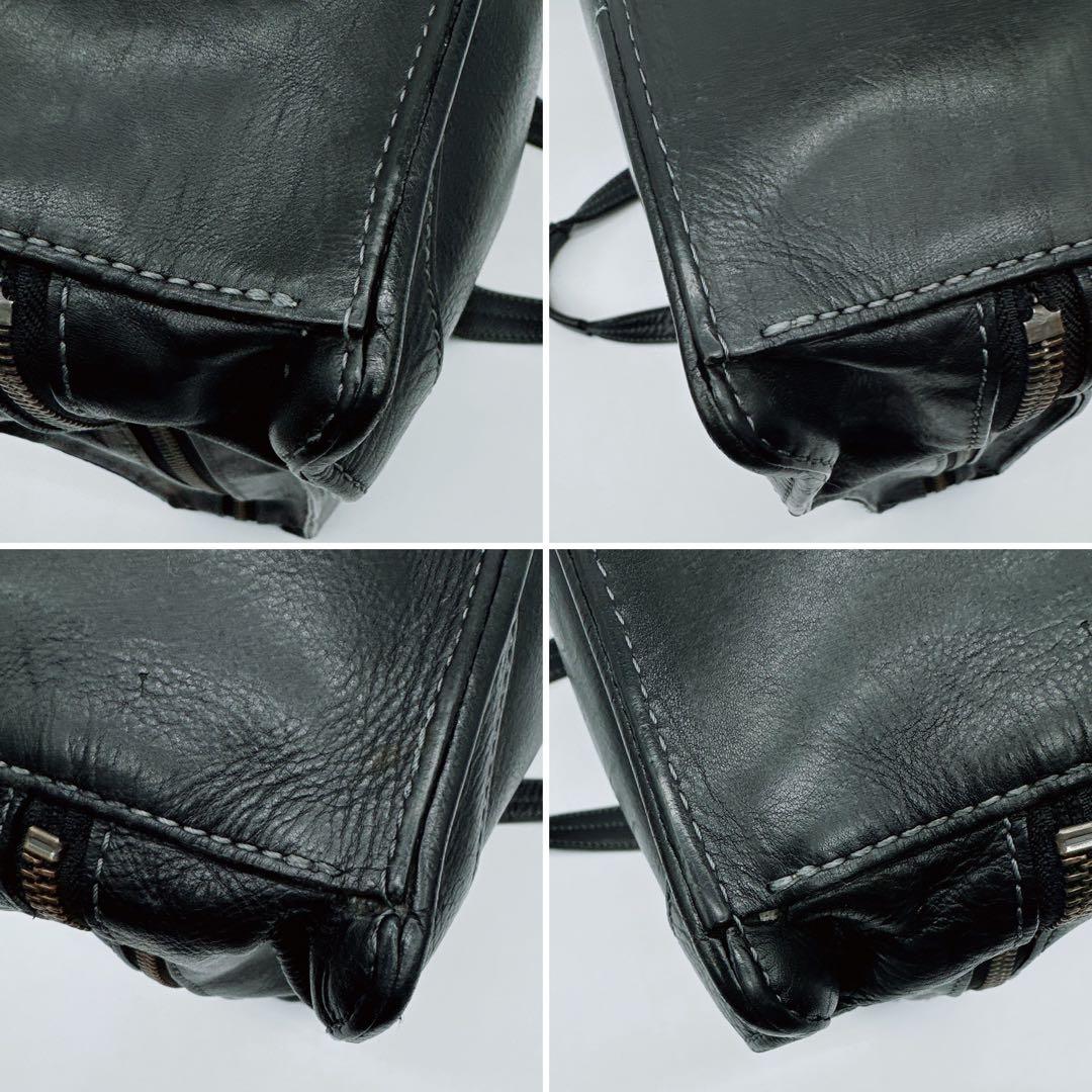 【ソメス】2WAY ビジネスバッグ ショルダーバッグ レザー ブラック