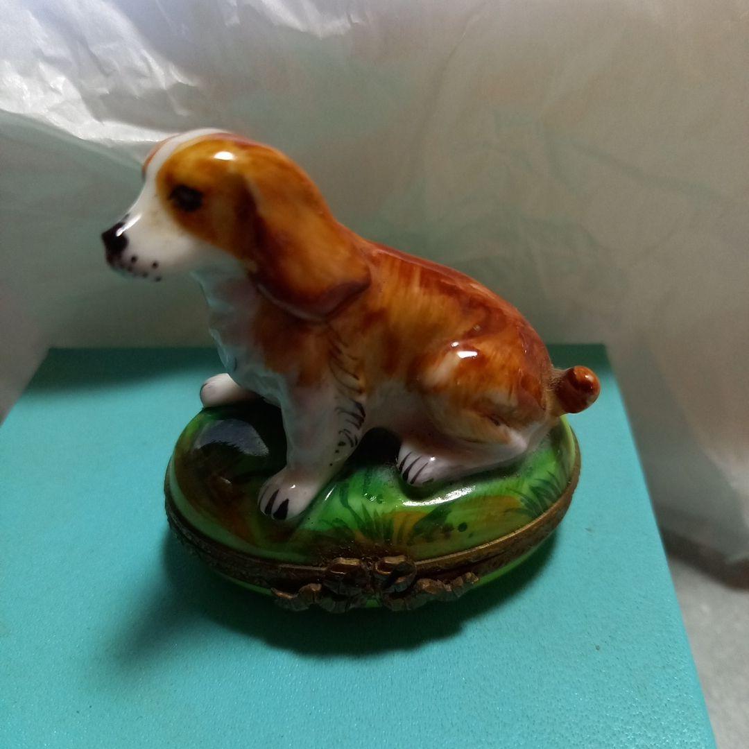 リモージュ　フランス製可愛い犬