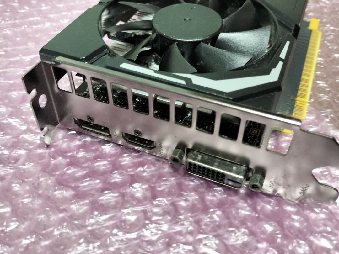 玄人志向 Geforce GTX1650 DDR6 助電源なし 中古動作品