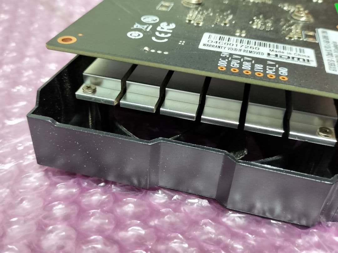 玄人志向 Geforce GTX1650 DDR6 助電源なし 中古動作品