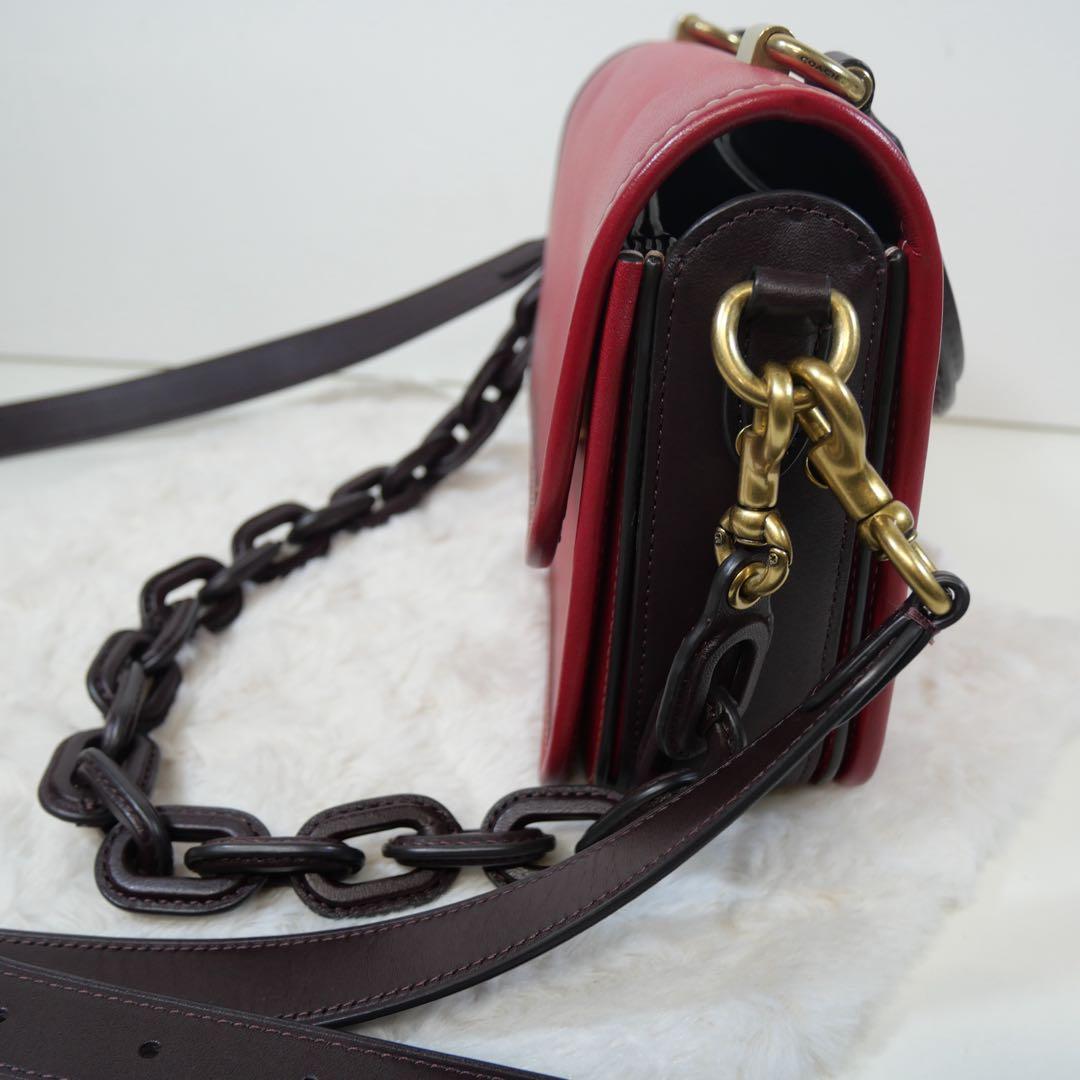 美品 COACH 3way ショルダーバッグ ローグ チェーン