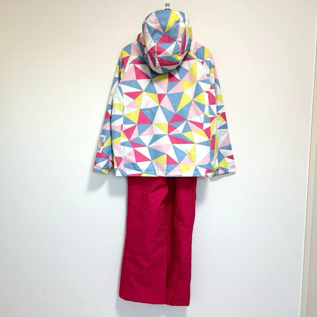 【美品】イーボル 上下セット スキーウェア スノーボード 女の子 160