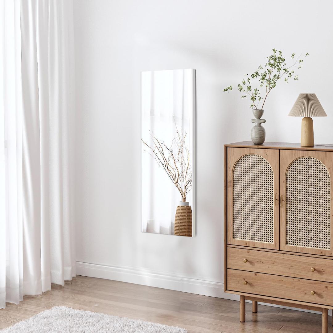 フィルムミラー 全身鏡 幅60cmx160cm 割れない鏡 壁掛け ナチュラル色