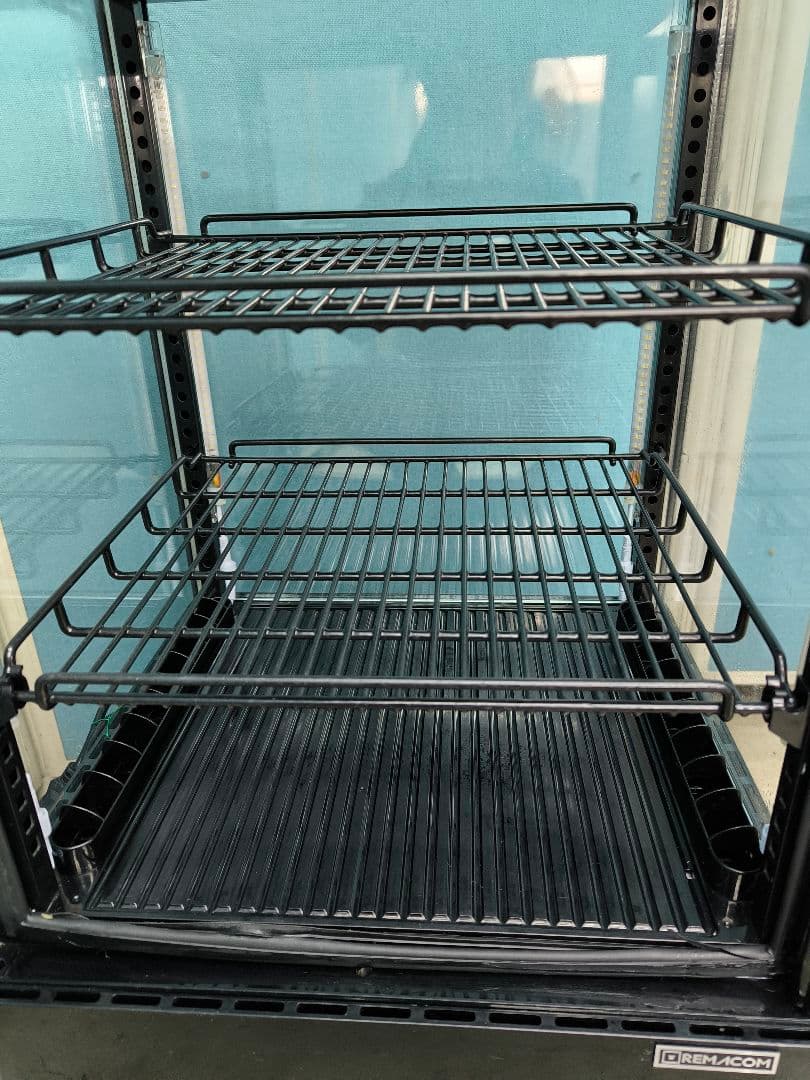 レマコム　4面ガラス 冷蔵ショーケース 卓上型 63L R4G-63SLB