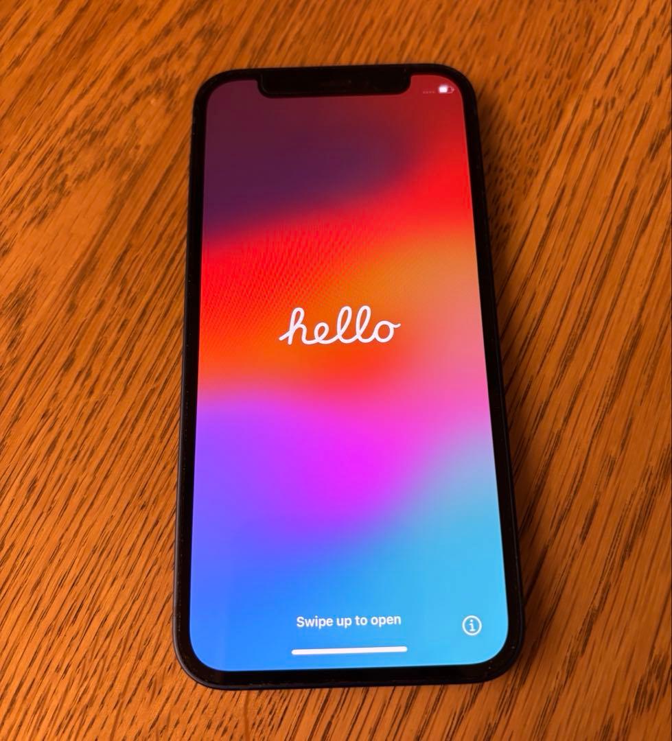 Apple iPhone 12 mini ディープブルー 本体 傷なし