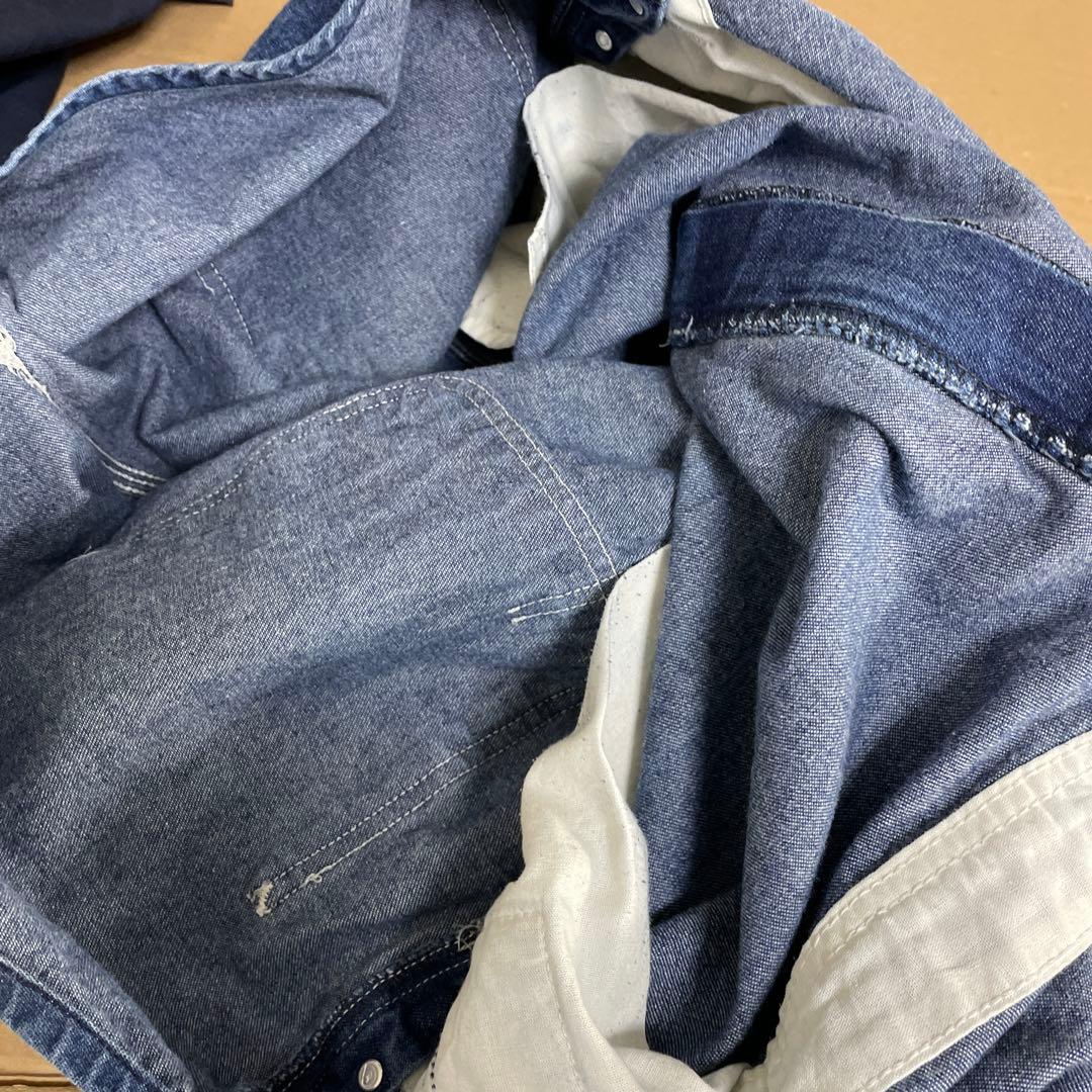 カーハート　デニムオーバーオール　ペインター　ビックサイズ極太W52 L30程度