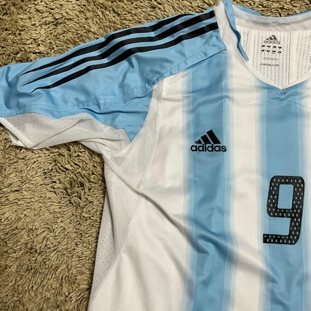 adidas アルゼンチン代表 オーセンティックユニフォームシャツ 9クレスポ