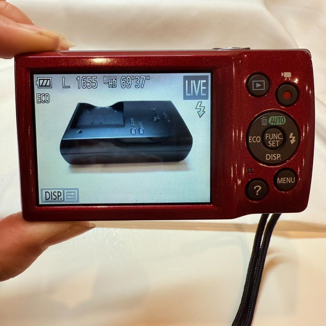 Canon IXY120 コンパクトデジタルカメラ レッド