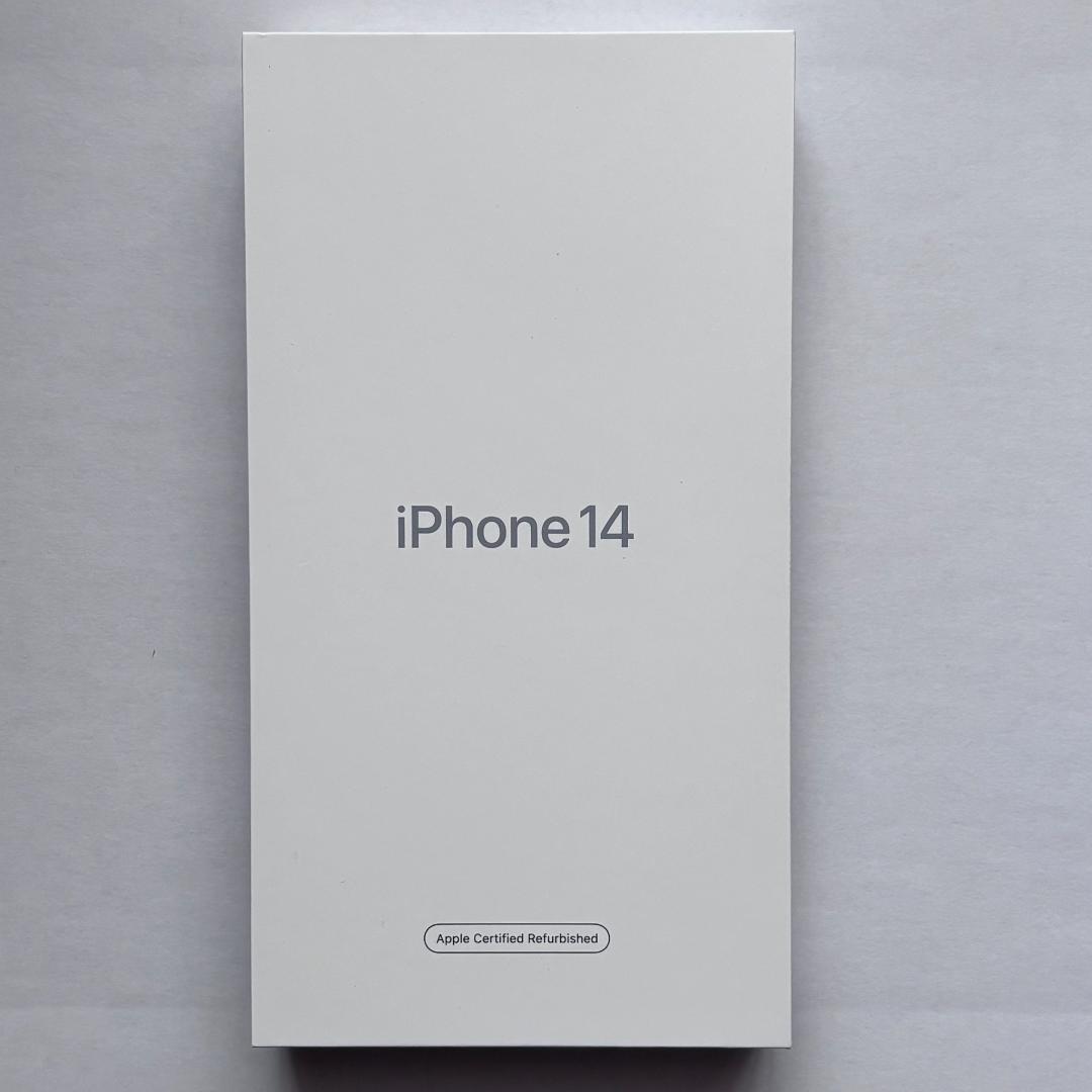 【即日出荷】新品未開封 認定整備済製品 iPhone14 128GB パープル