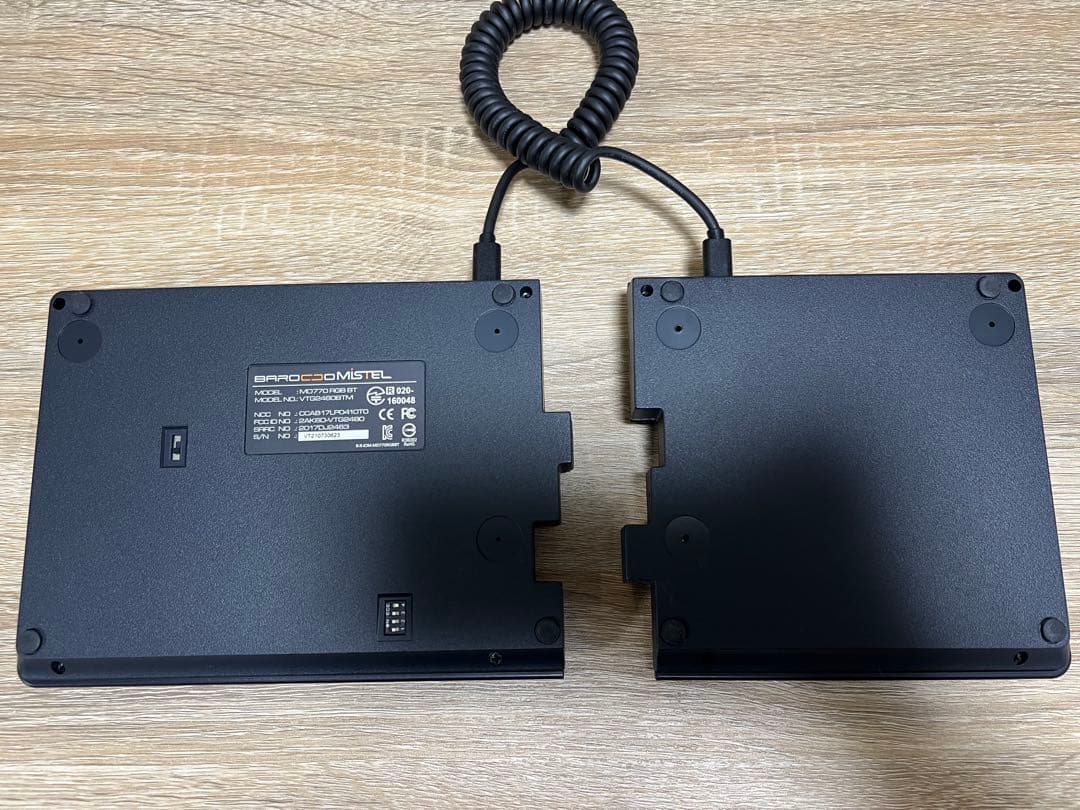 分割キーボード Mistel BAROCCO MD770 RGB BT