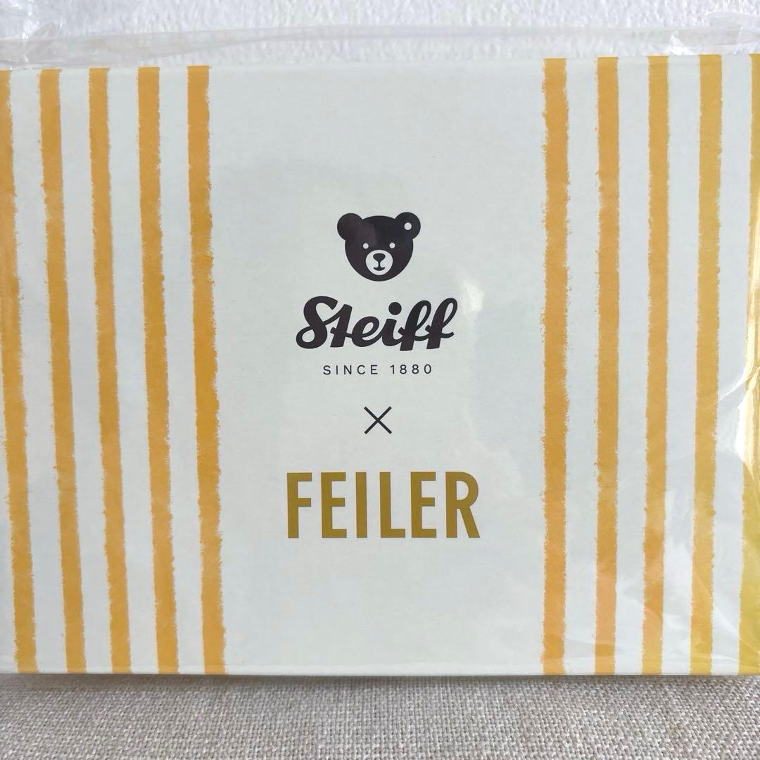 フェイラー シュタイフ シュタイフテディベアーズアンドハイジセット　ハンカチ
