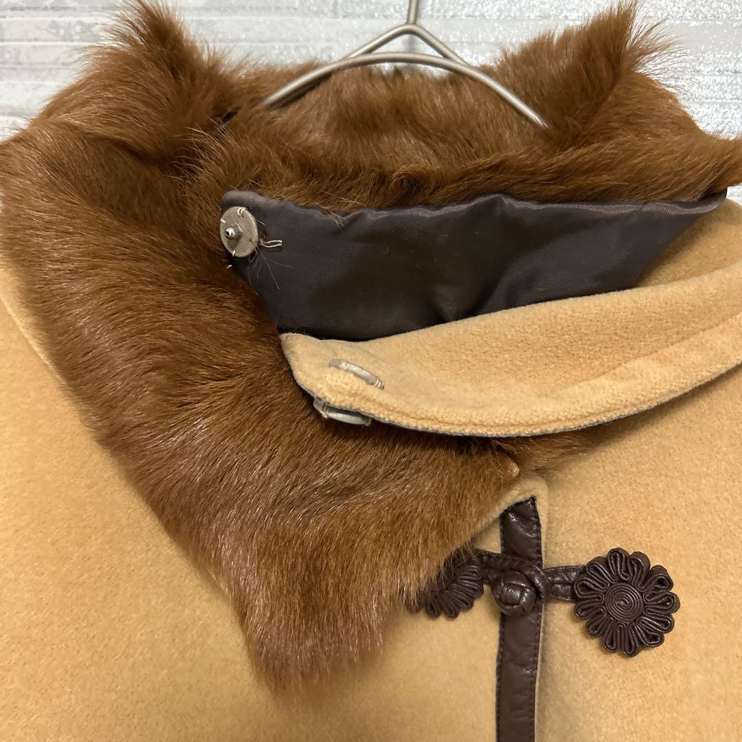 ヴィヴィアンタム ファー取外し可 高級ショートコート　ベージュ