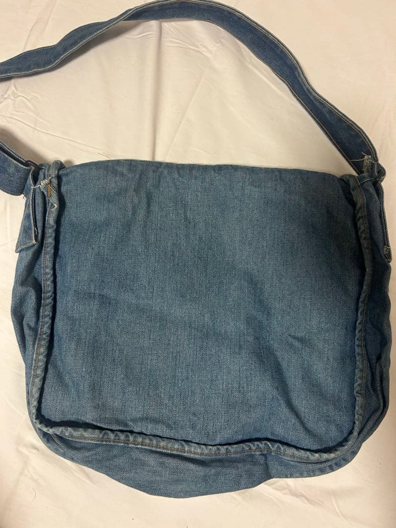 ハンティングワールド ショルダーバッグ デニムバッグ メッセンジャーバッグ