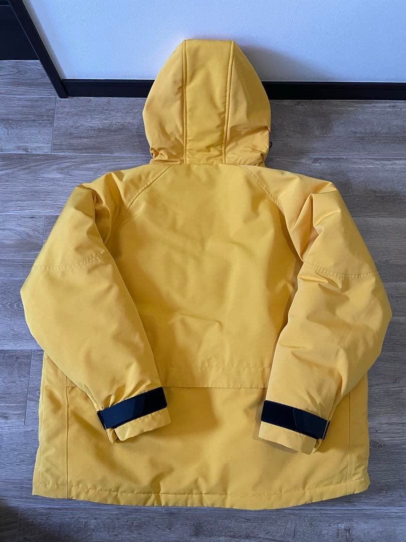APPLEBUM フードダウンジャケット イエロー　M