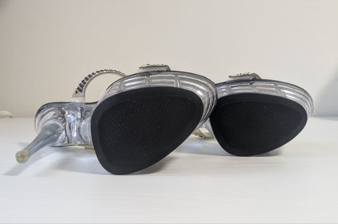 エンジェルアール15cm ヒール キャバ サンダル ラメ キラキラ