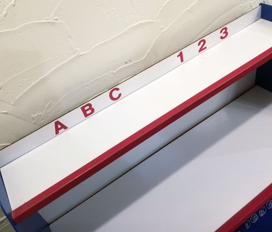 レトロ ポップ カントリー 昭和 クマ 収納 飾り棚 おもちゃケース ラック