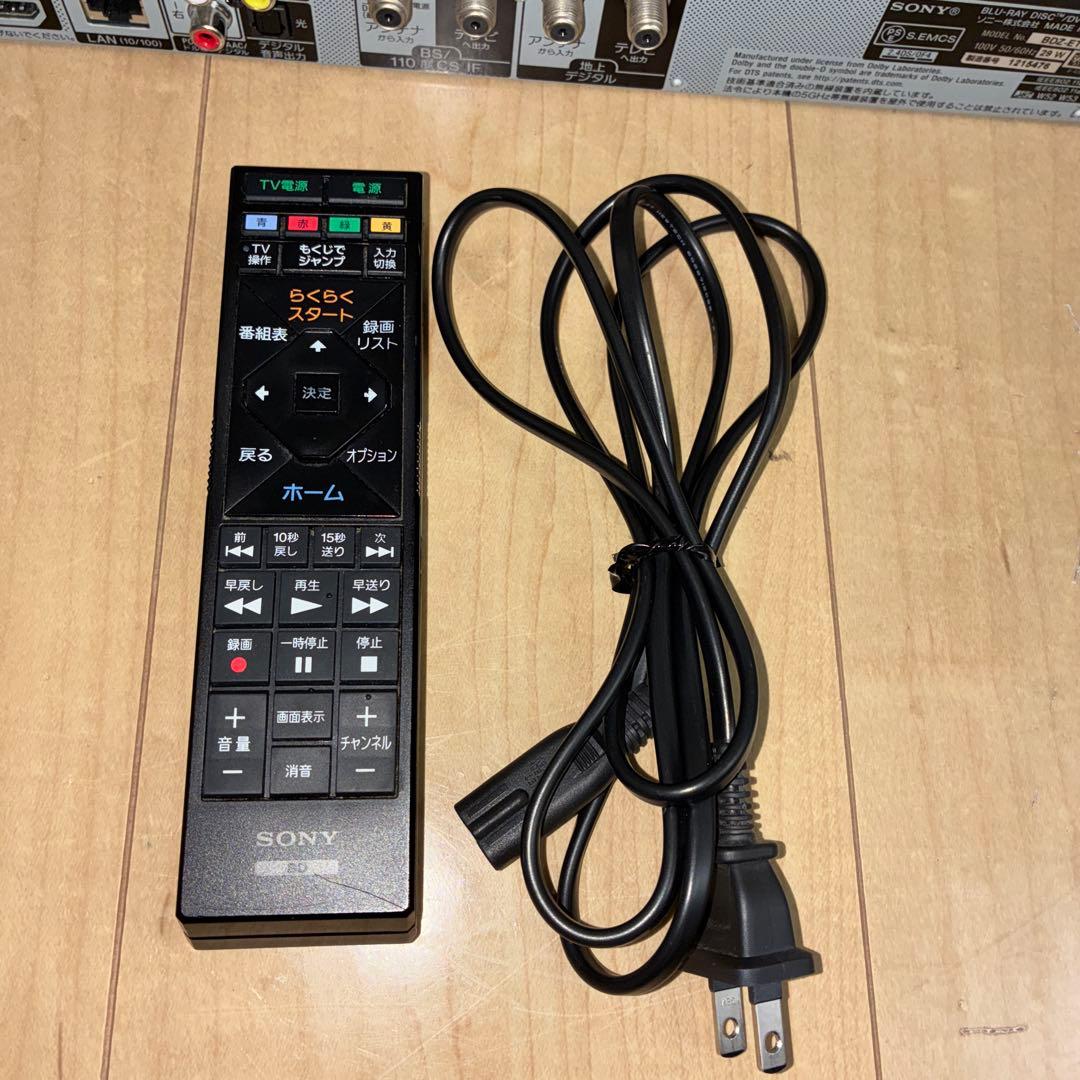 Sony ブルーレイレコーダー　BDZ-ET2200動作ok です