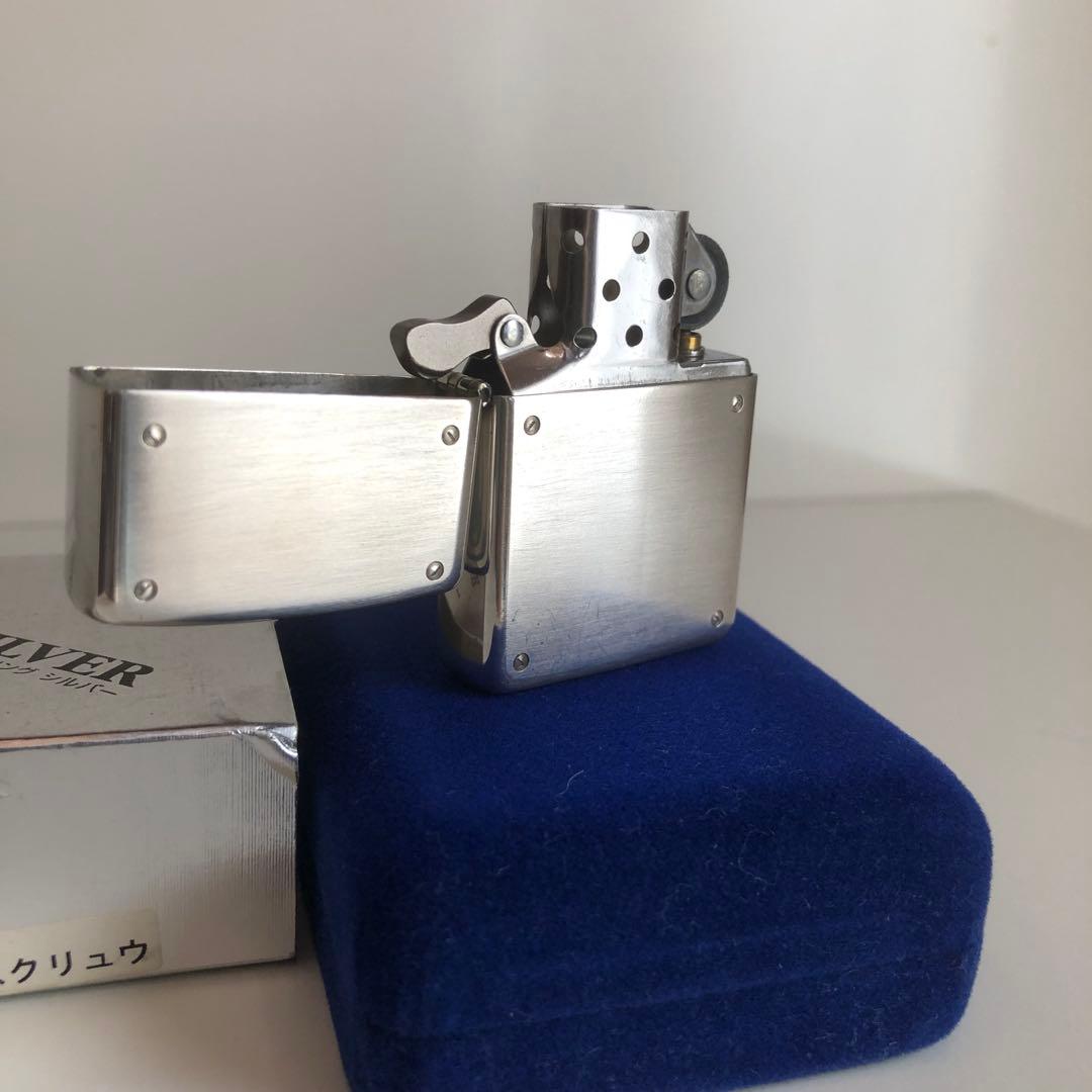RAKUDO　純銀スターリングシルバーZIPPO スクリュウデザイン