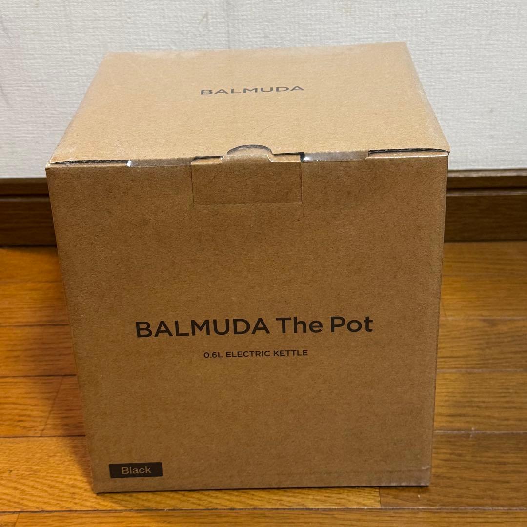 BALMUDA The Pot ブラック 0.6L 電気ケトル　バルミューダ