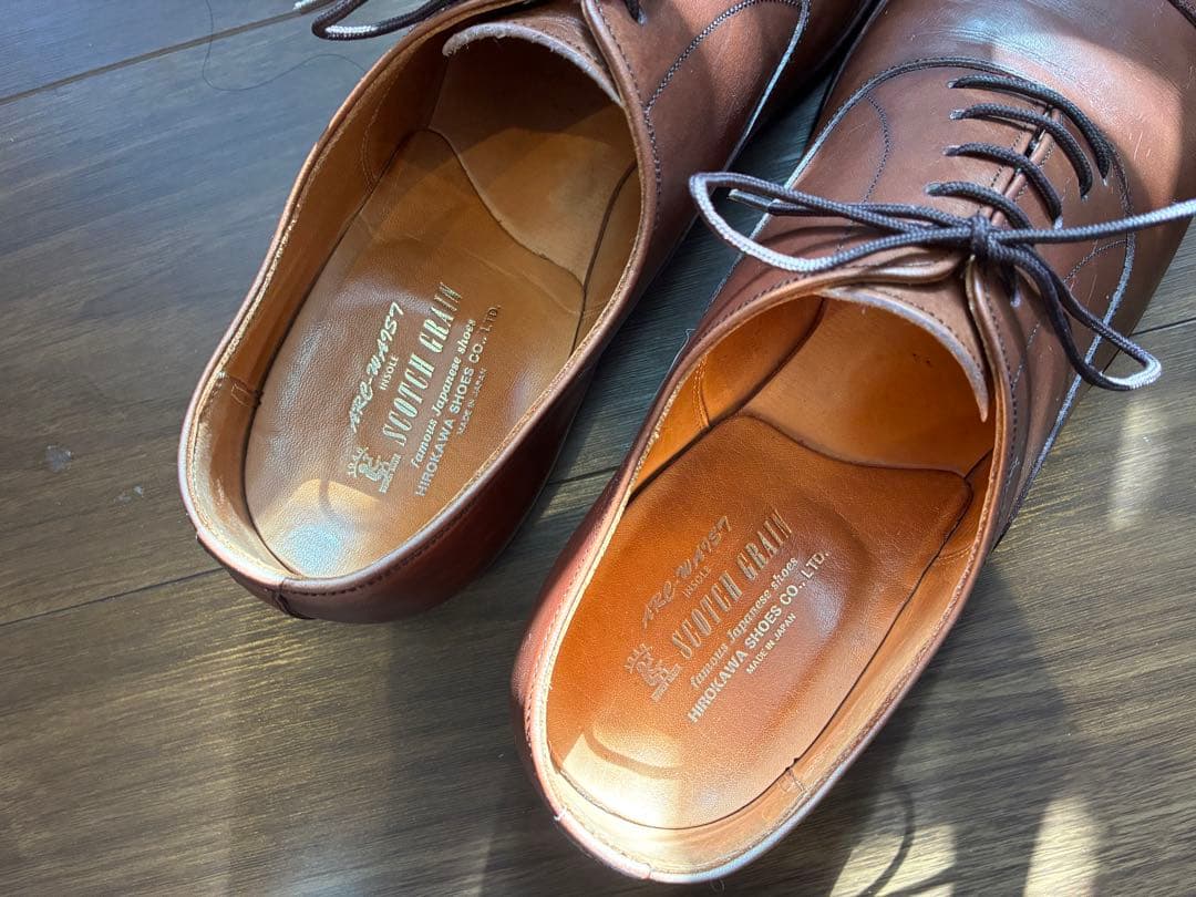 スコッチグレイン 匠モデル 使用少ない ストレートチップ