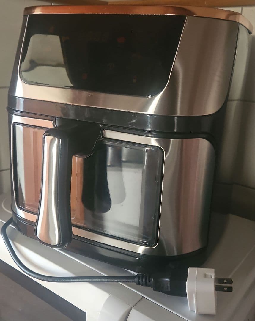 ノンフライヤー 10L大容量 シルバーステンレス製