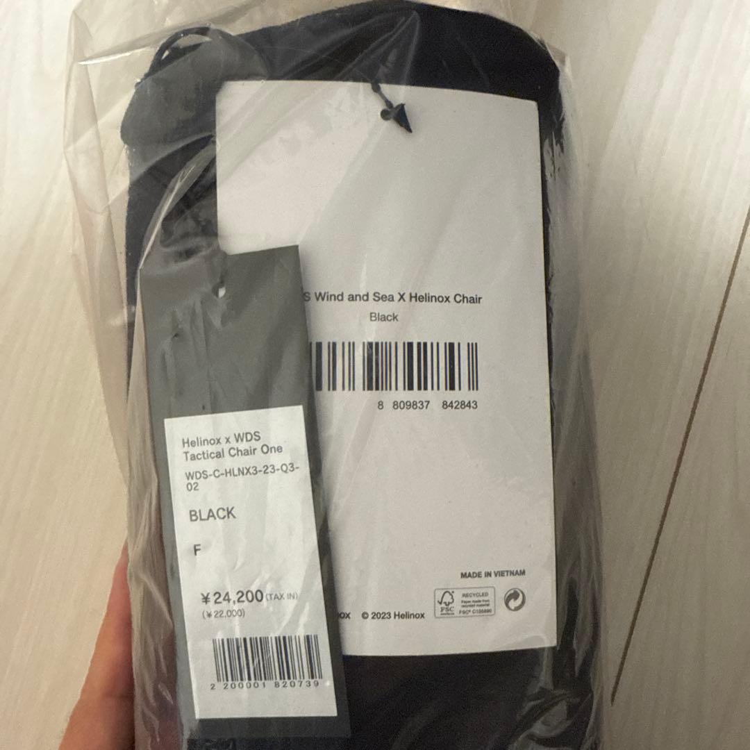 テーブル・チェア・ハンモック Helinox Wind and Sea Chair one Black