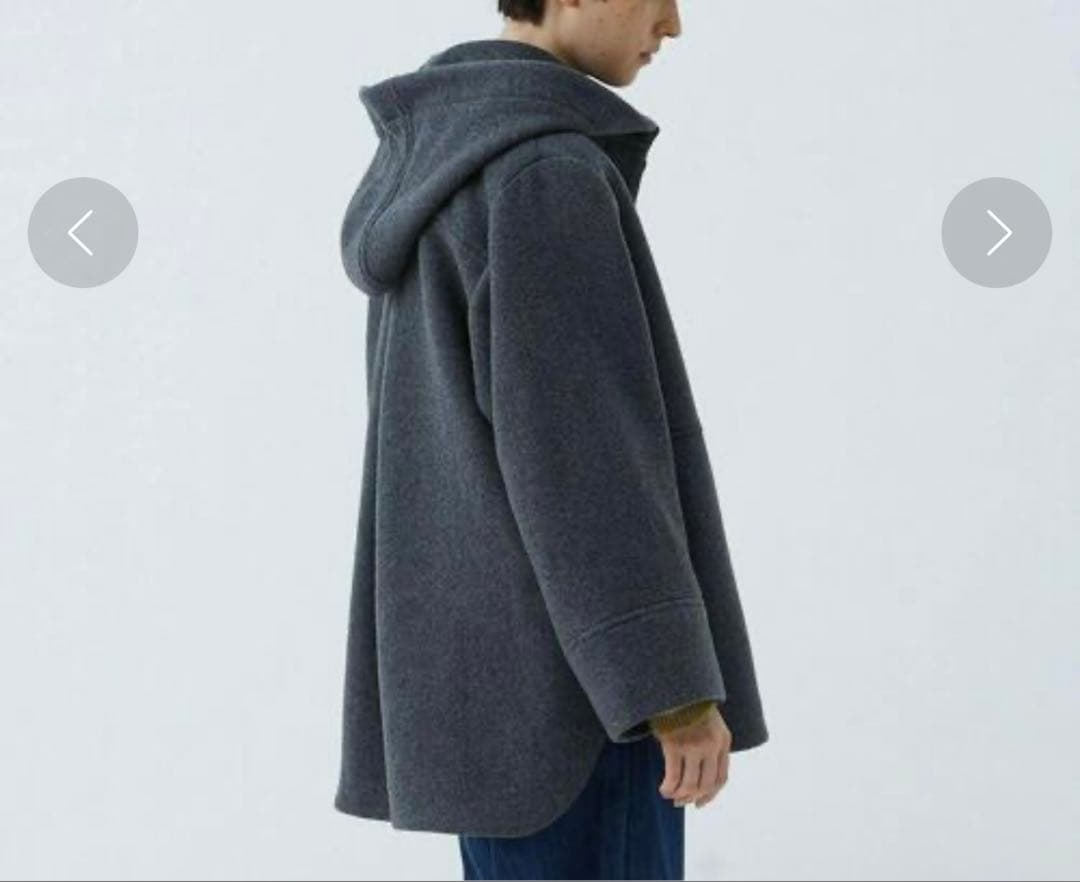 美品✨アデュートリステス 近年モデル フード付 ウール コート ゆったり 大きめ