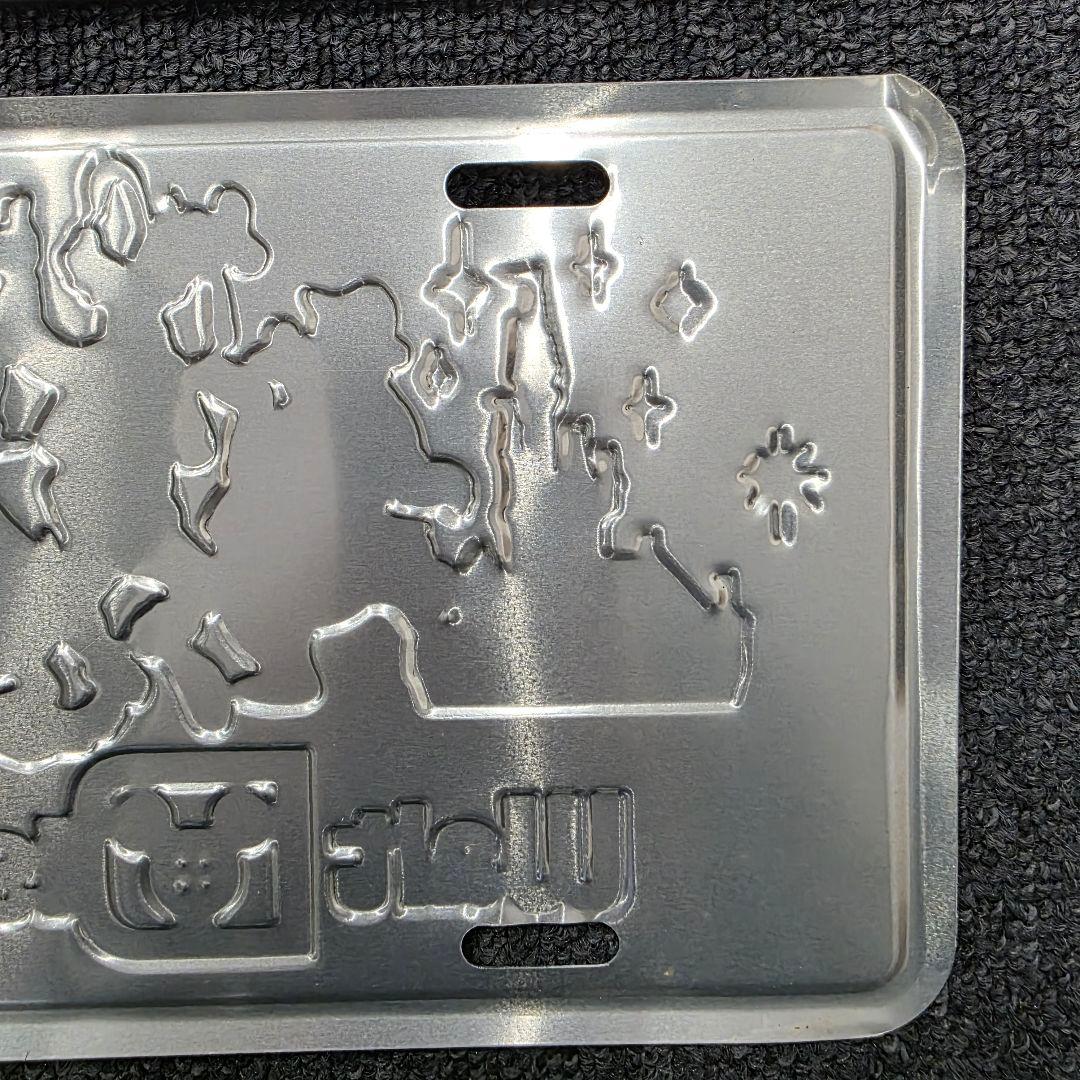 Walt Disney World ナンバープレート　金属　ミッキー　ミニー