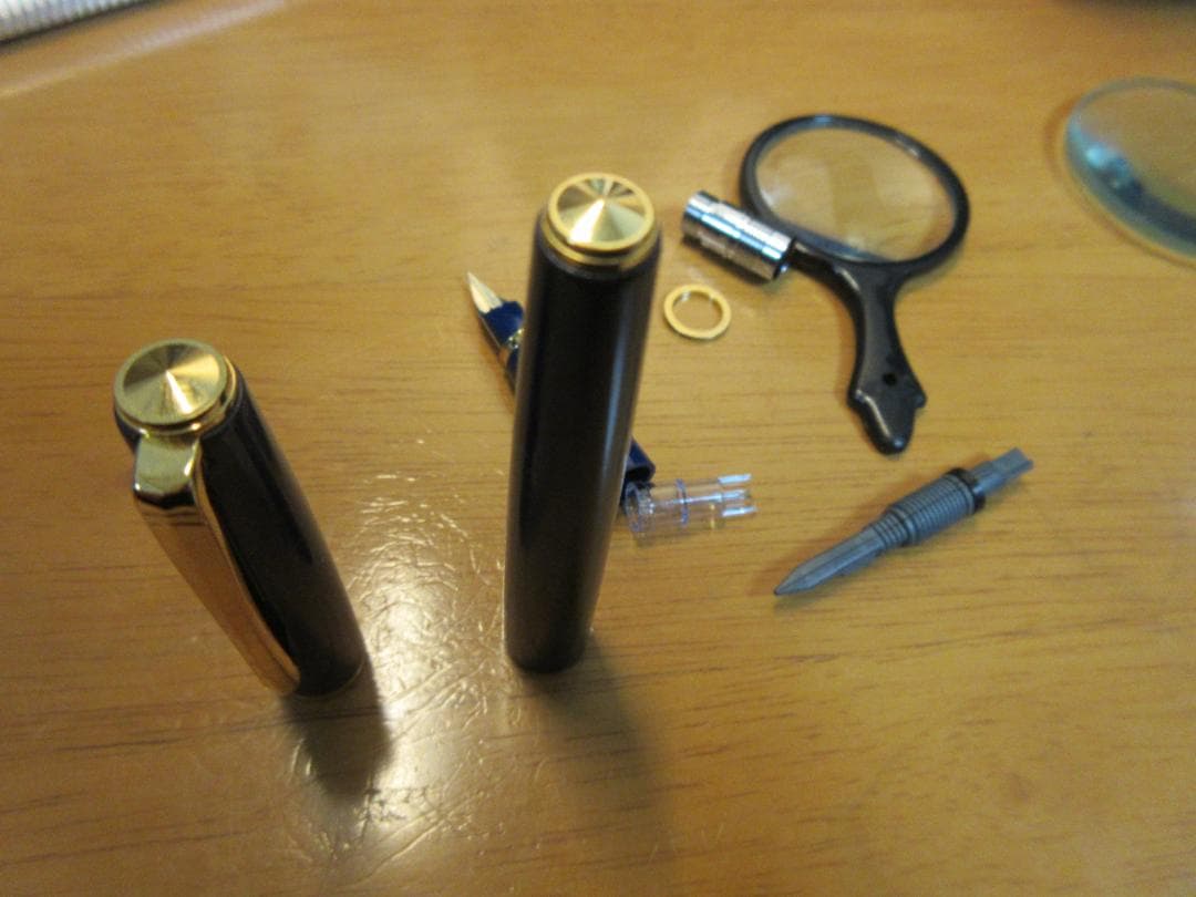 [PILOT] DELUXE URUSHI デラックス 漆 14K Fニブ 青軸