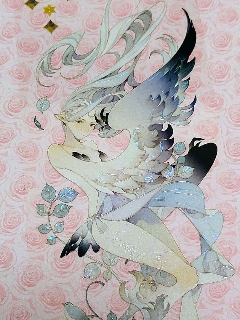 J1040＃夜雀之灵(贝壳光)studiovi切り売り海外人物マステ女の子