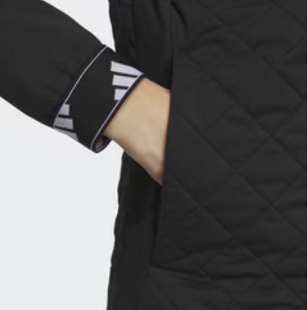 XL アディダス　ゴルフ　キルトレイヤード フルジップジャケット　レディース