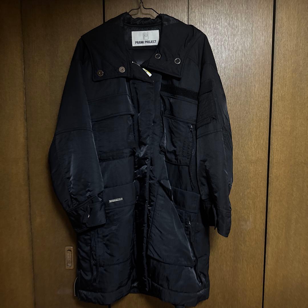 プランクプロジェクト ワッシャーナイロンボリュームミドルコート