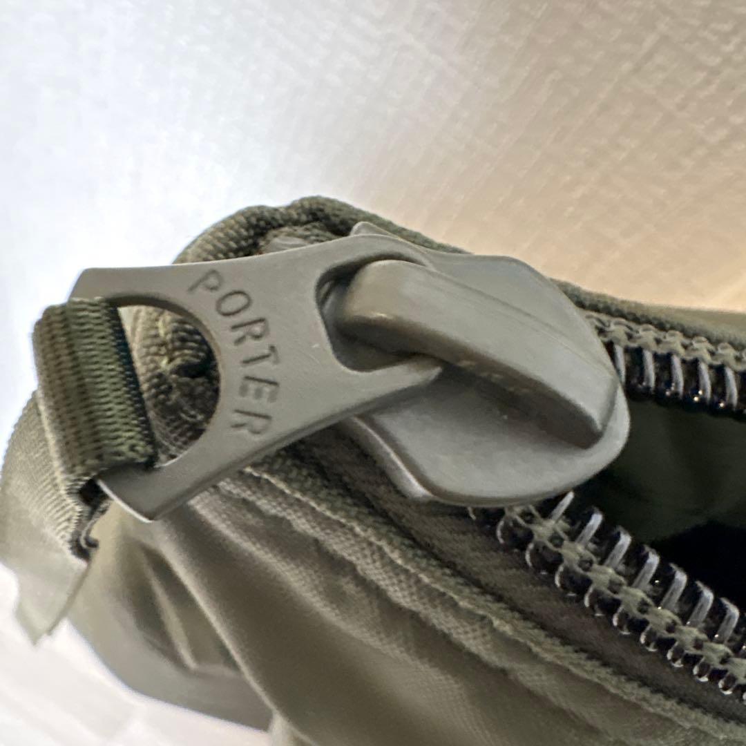 最安値/HYKE × PORTER/HELMET BAG/オリーブ/極美品