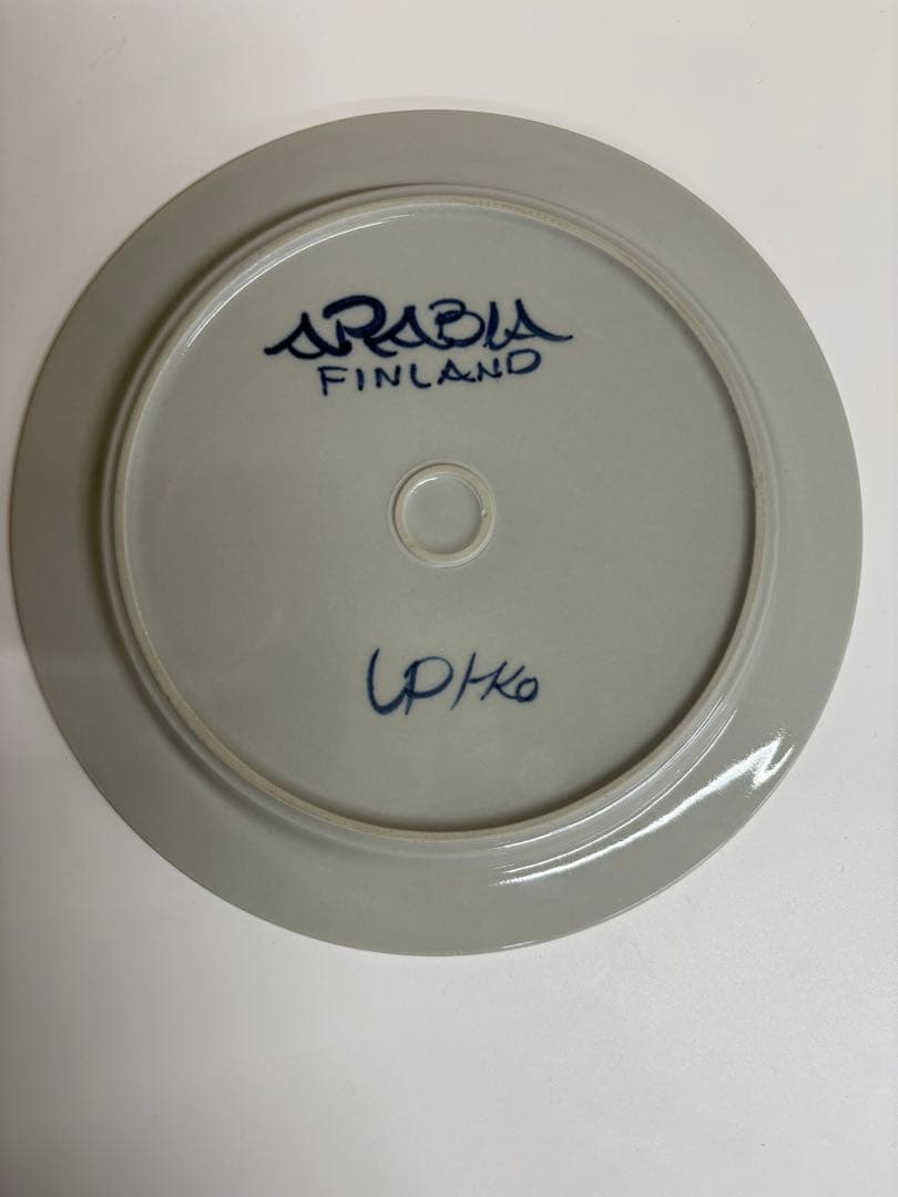 アラビア　アネモネ　絵柄つきプレート　26cm