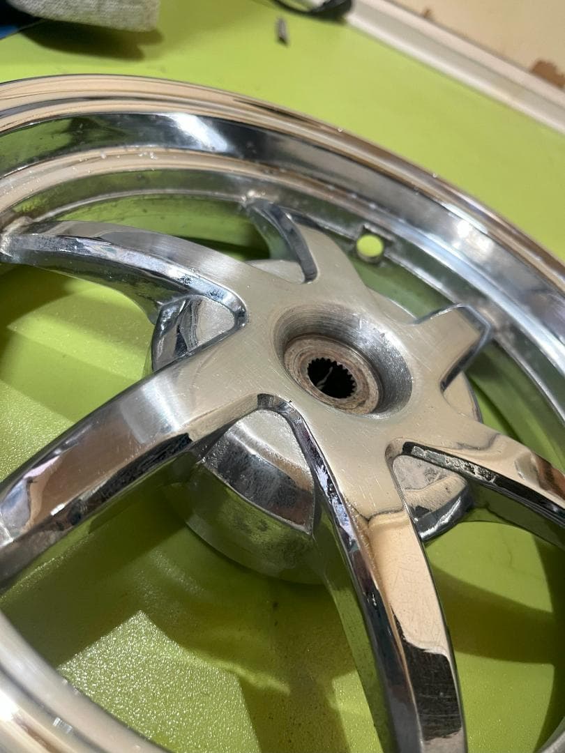 ライブディオ　メッキホイール　AF34　AF35　ZX