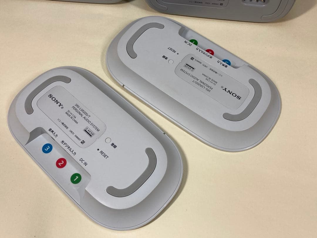 中古　srs-lsr200　2個　お手元テレビスピーカー　使用感あり