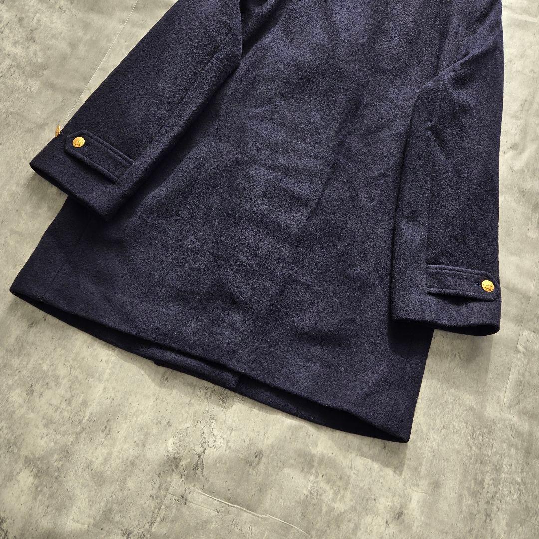 HANAE MORI スクールコート 紺ブレ ダブル　金ボタン ネイビー 日本製