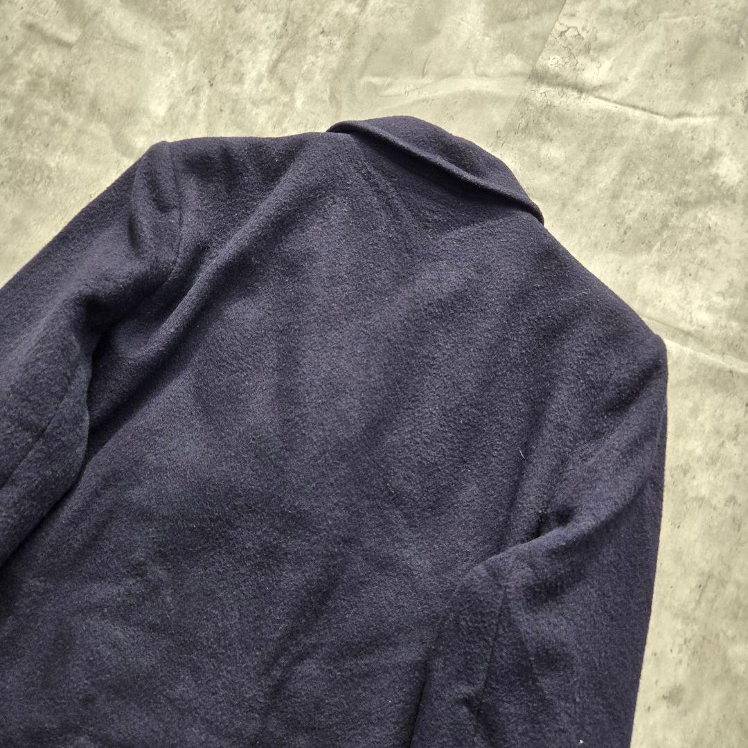 HANAE MORI スクールコート 紺ブレ ダブル　金ボタン ネイビー 日本製