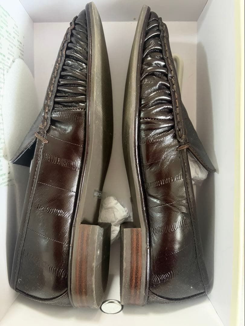 靴 TODAYFUL Squaretoe Gather Loafers