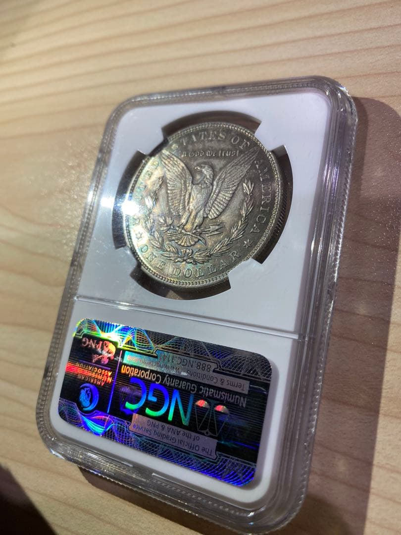 極上品★モルガンダラー 1ドル2枚セット〈Sミント〉＋表裏レインボートーン〉