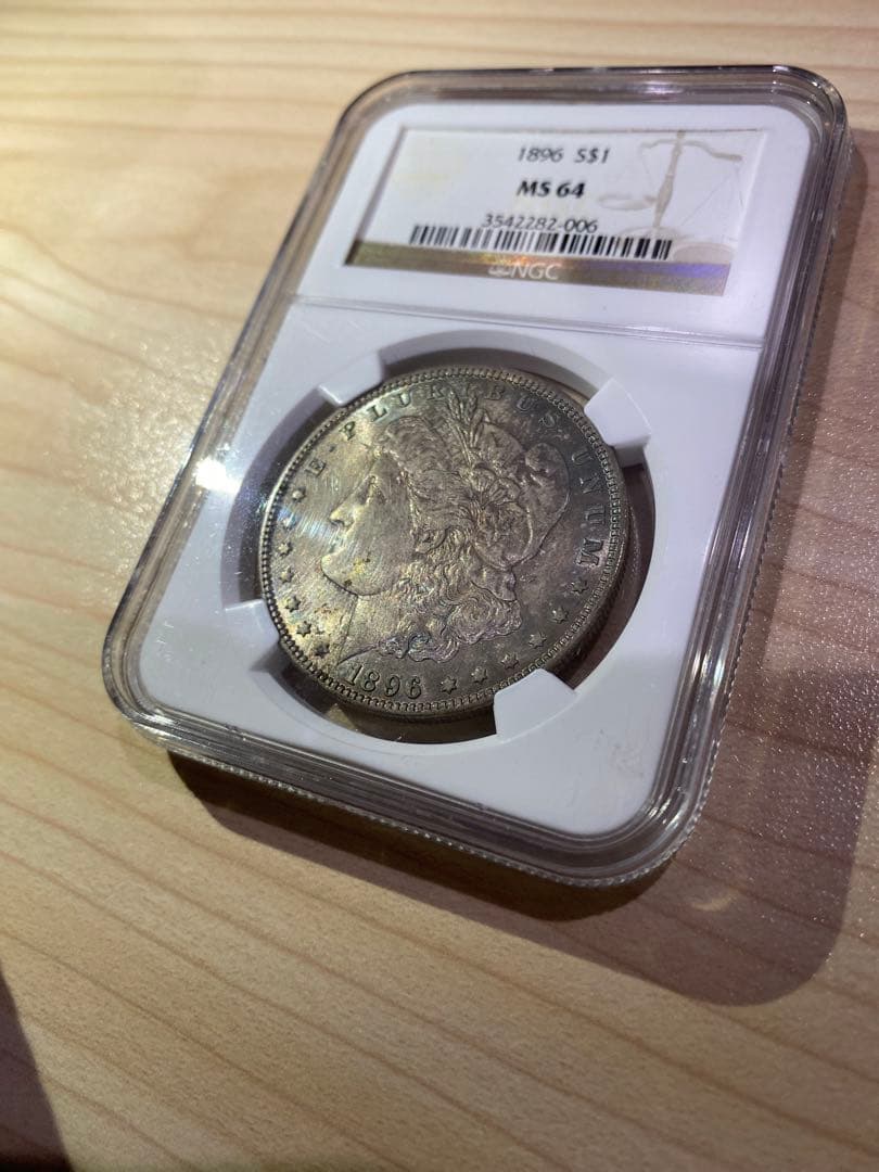 極上品★モルガンダラー 1ドル2枚セット〈Sミント〉＋表裏レインボートーン〉