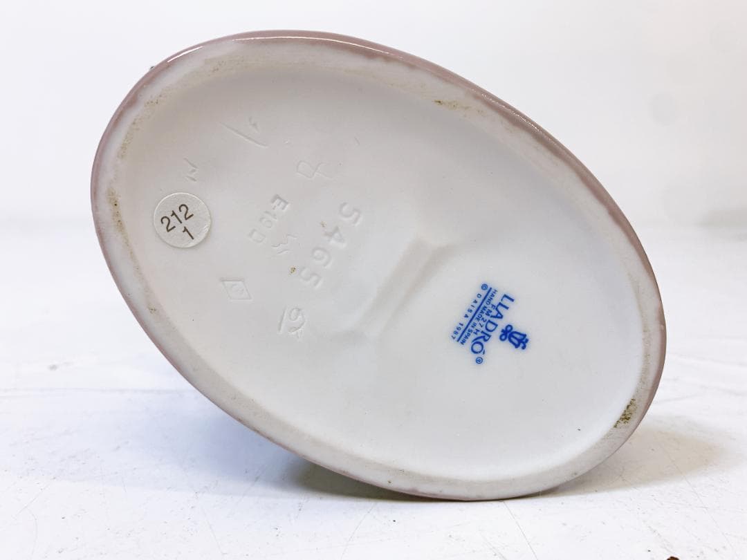 リヤドロ 少女とロバの陶器 LLADRO 置物 フィギュリン