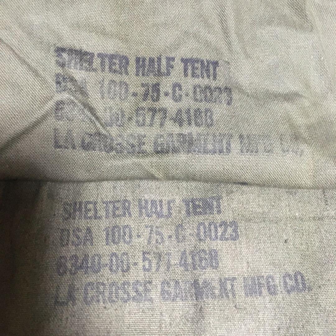 ★デッド＆バッチ一致★アメリカ軍 米軍 US アーミー パップテント 1975年