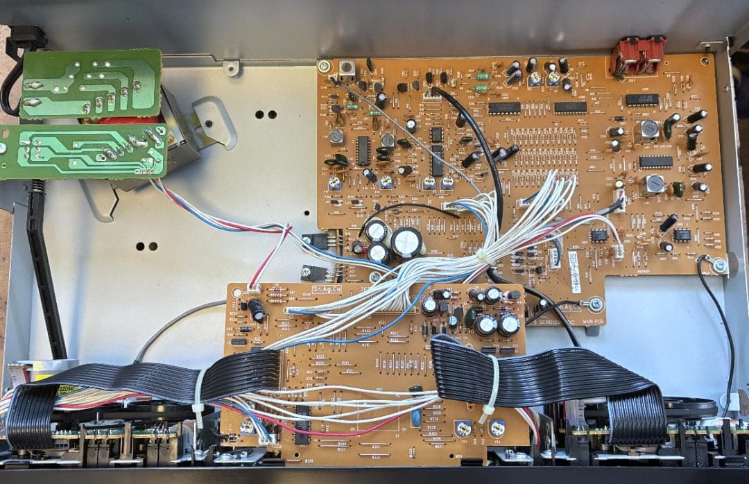 【動作OK！！】　ダブルカセットデッキ　TEAC　ティアック　W-790R　③