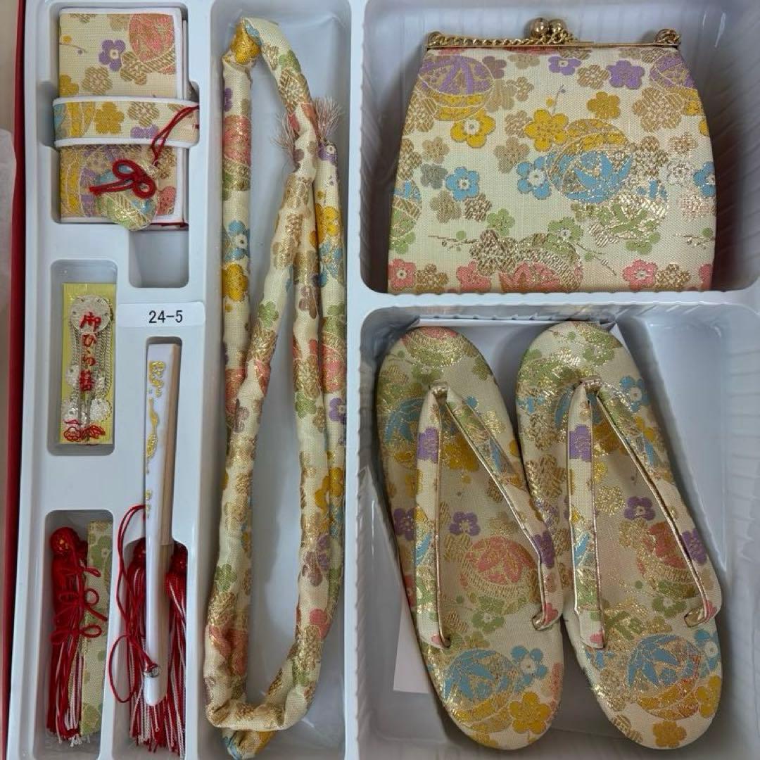 【七五三】7歳　女の子　着物セット　正絹