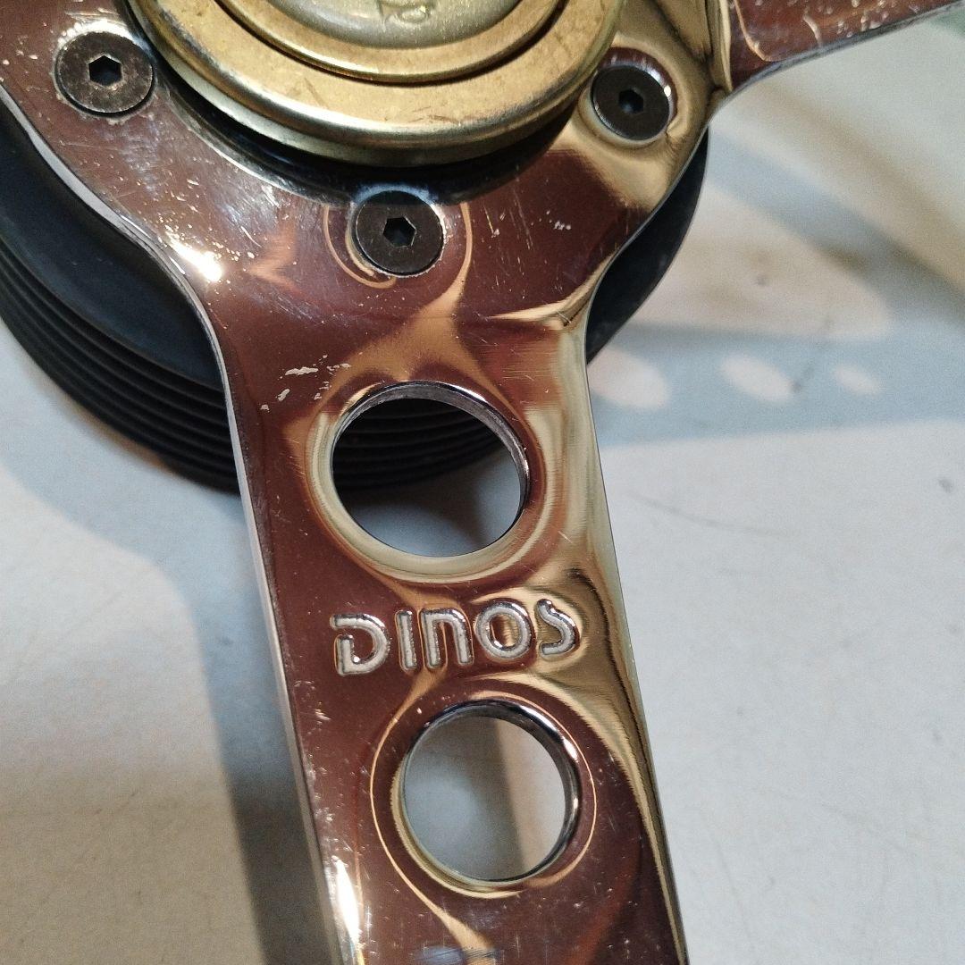 旧車　1部木製　木製ハンドル　 DINOS 直径36cm
