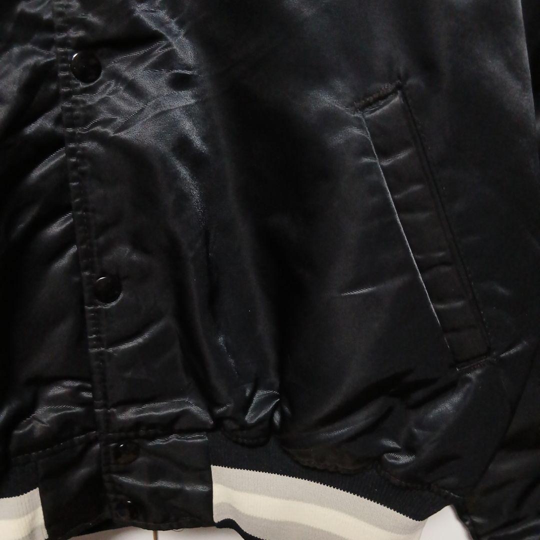 80s USA製 スターター　 スタジャン MLB 黒　ブラック LC391