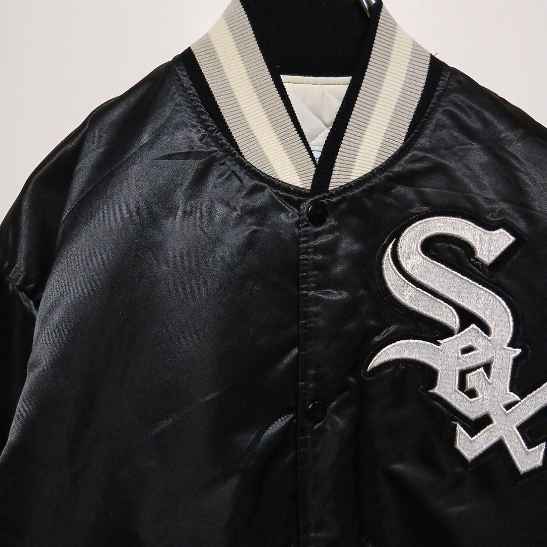 80s USA製 スターター　 スタジャン MLB 黒　ブラック LC391